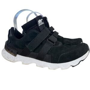 Sorel Kinetic Lite Strap Black Sneakers Athletic Shoes Womens sz 9 Trainers